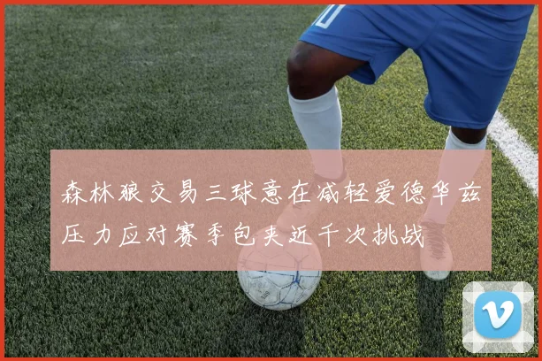 森林狼交易三球意在减轻爱德华兹压力应对赛季包夹近千次挑战